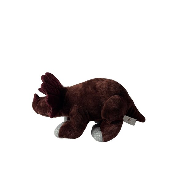 Kohls Cares Plush Brown Triceratops Dinosaur Stuffed Animal 15 inches X 9 inches - Picture 2 of 6